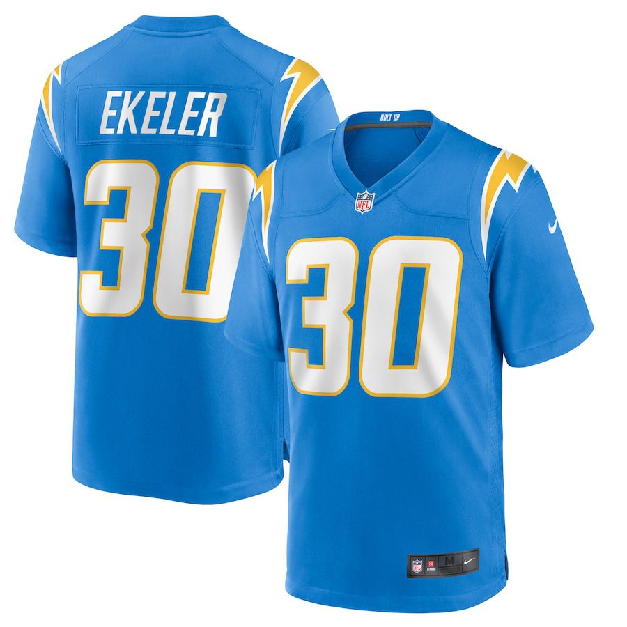 Men Los Angeles Chargers #30 Austin Ekeler Nike Powder Blue Game NFL Jersey->dallas cowboys->NFL Jersey